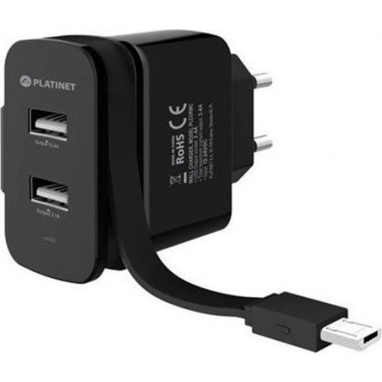 WALL CHARGER PLCURMC 10460 MICRO 3.4 PLATINET