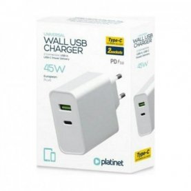 WALL CHARGER PLCUPD45W TYPE C PLATINET