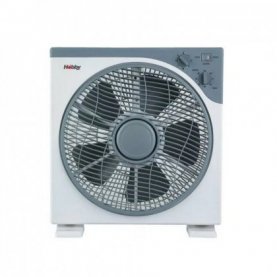 ΑΝΕΜΙΣΤΗΡΑΣ BOX FAN HBF-80572 12 30 cm ΛΕΥΚΟ-ΓΚΡΙ HOBBY