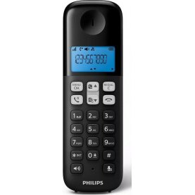 ΤΗΛΕΦΩΝΟ ΑΣΥΡΜΑΤΟ D1611B 34 ΜΑΥΡΟ PHILIPS