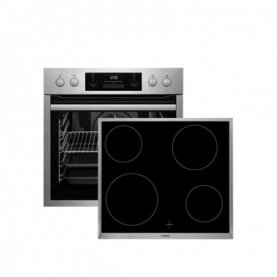 SET ΦΟΥΡΝΟΣ & ΕΣΤΙΑ AEG EES331110M + HE604000XB INOX