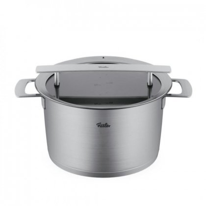 ΜΑΡΜΙΤΑ 24CM PHI ΜΕ ΓΥΑΛΙΝΟ ΚΑΠΑΚΙ FISSLER