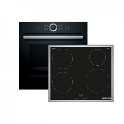 SET ΦΟΥΡΝΟΣ & ΕΣΤΙA BOSCH HBG675BB1 + PIE645BB5E