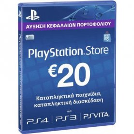 PLAYSTATION LIVE CARD 20 HANG EU SONY