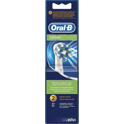 ΒΟΥΡΤΣΑΚΙ (CROSS ACTION) ΣΕΤ 2 TEM ORAL-B BRAUN