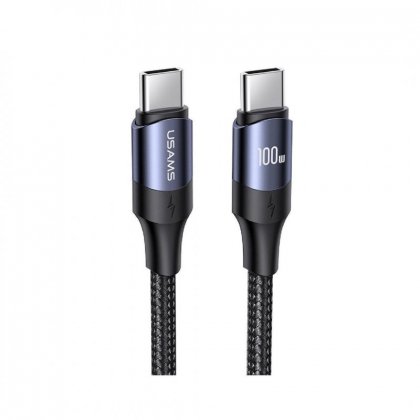 ΚΑΛΩΔΙΟ US-SJ526 USB-C 100W 5A 3m ΜΑΥΡΟ USAMS