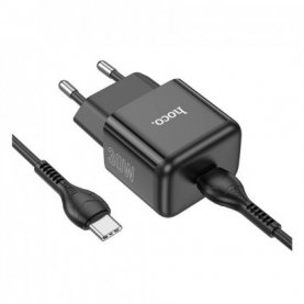 ΦΟΡΤΙΣΤΗΣ ΤΑΞΙΔΙΟΥ N32 GLORY USB-C PD30W ΜΕ ΚΑΛΩΔΙΟ USB-C ΜΑΥΡΟΣ HOCO