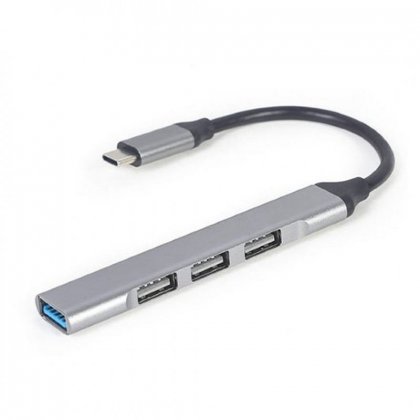 USB HUB 4-PORT SILVER UHB-CM-U3P1U2P3-02 GEMBIRD