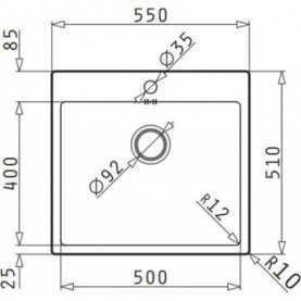 ΝΕΡΟΧΥΤΗΣ ISTROS FB55X51 1B ΒΟΥΡΤΣΙΣΜΕΝΟ  PYRAMIS